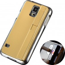 Samsung Galaxy S5 - Cigarette Ligher Hard Protective Phone Cover Case - Gold